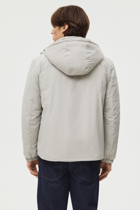 утепленная куртка с капюшоном по цене 3730 руб вид справа