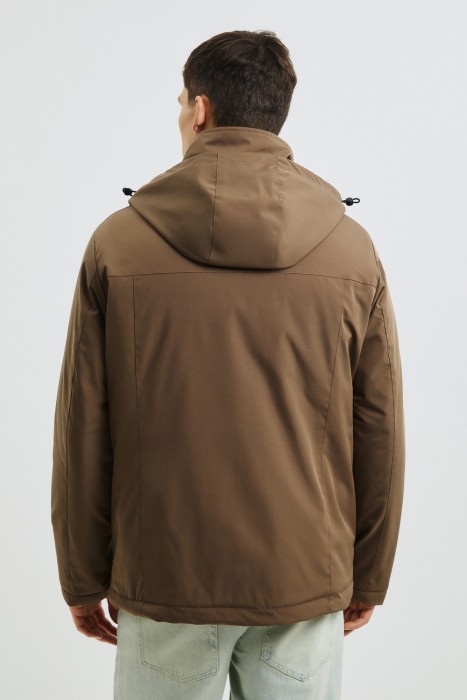 утепленная куртка с капюшоном по цене 4400 руб вид справа