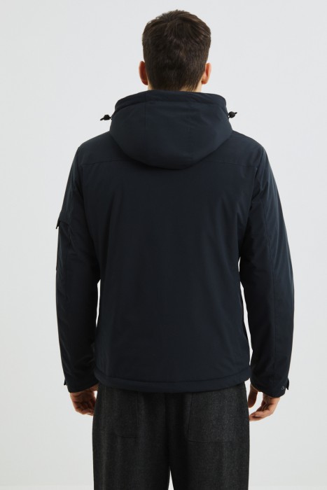 утепленная куртка с капюшоном по цене 5460 руб вид справа