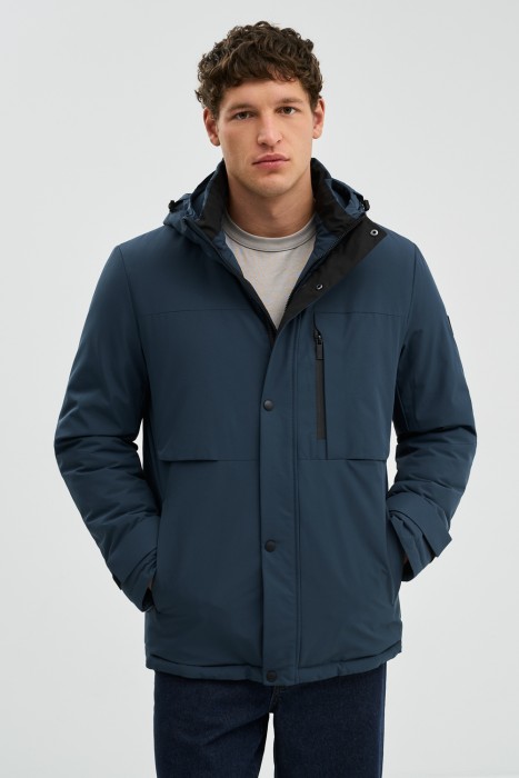 утепленная куртка с капюшоном 772949003 фотография