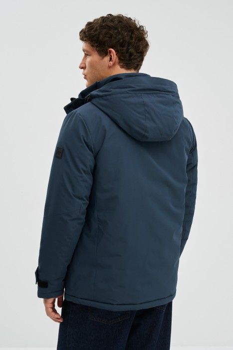 утепленная куртка с капюшоном по цене 5750 руб вид справа