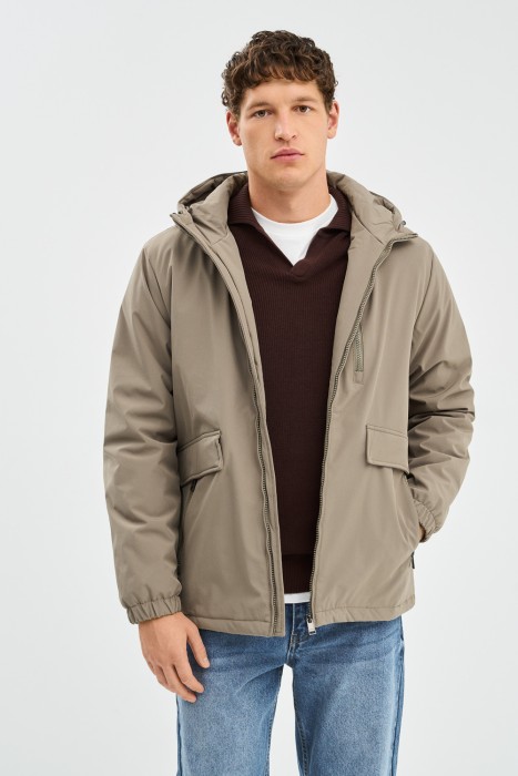 утепленная куртка с капюшоном 772901003 фотография