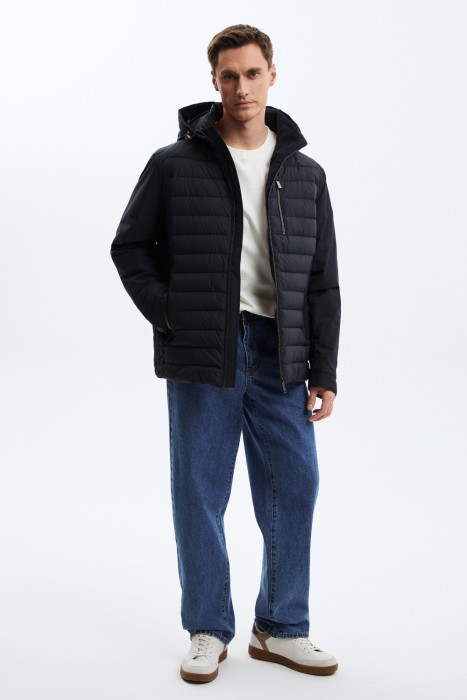 утепленная куртка с капюшоном 824128003 фотография