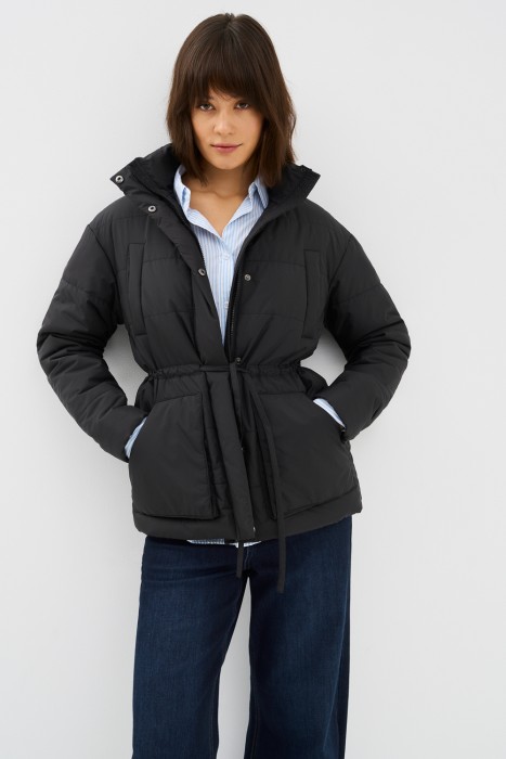 утепленная куртка с кулиской 775489003 фотография