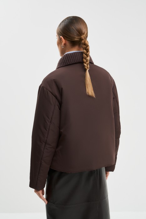 утепленная куртка из россии вид сбоку