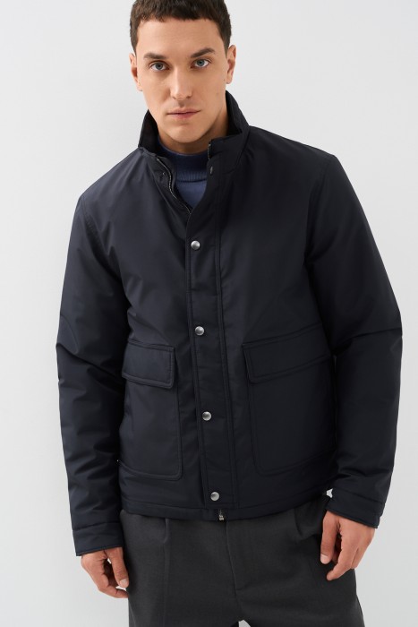 утепленная куртка от бренда снежная королева вид слева