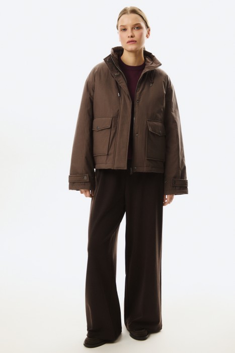 утепленная куртка из россии вид сбоку