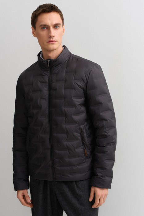 утепленная куртка от бренда снежная королева вид слева