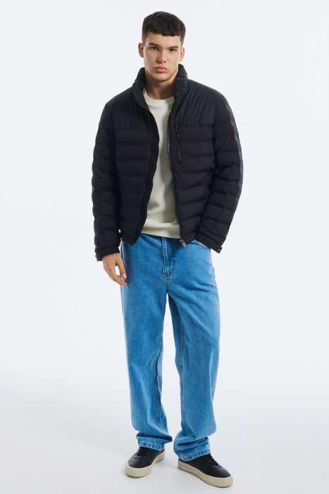 утепленная куртка от бренда снежная королева вид слева