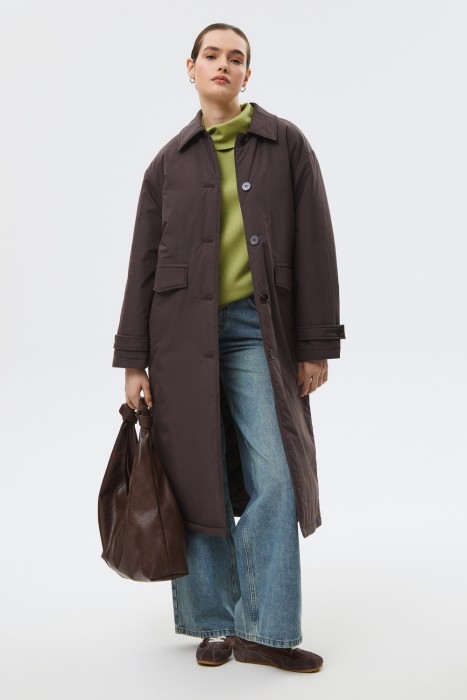 утепленное пальто 808131003 фотография