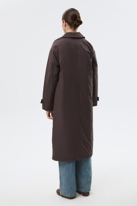 утепленное пальто по цене 5170 руб вид справа