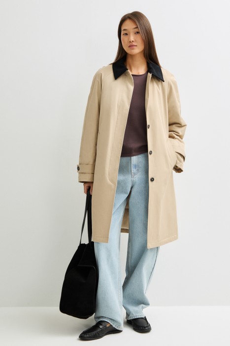 утепленное пальто по цене 4790 руб вид справа