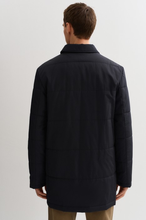 утепленное пальто из россии вид сбоку