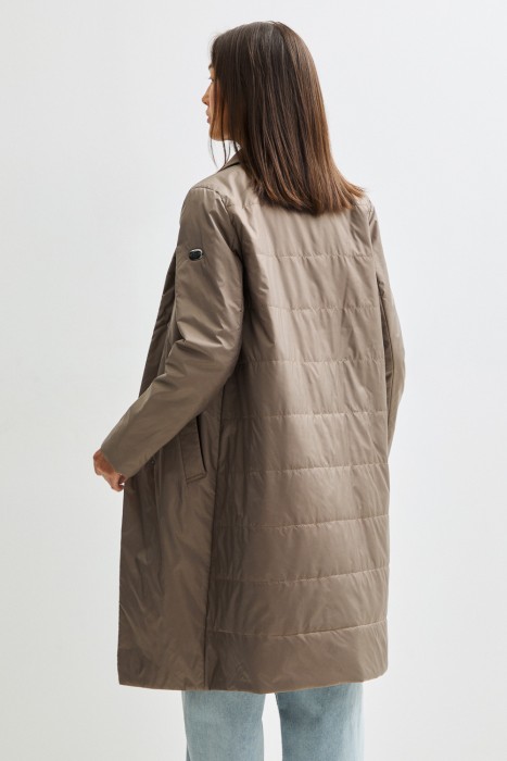 утепленное пальто по цене 6710 руб вид справа