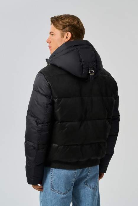 утепленный бомбер с меховой отделкой по цене 5620 руб вид справа