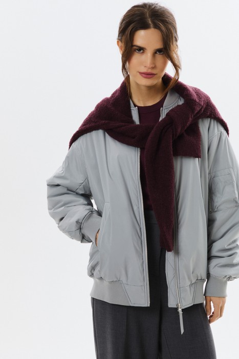 утепленный бомбер 808122003 фотография