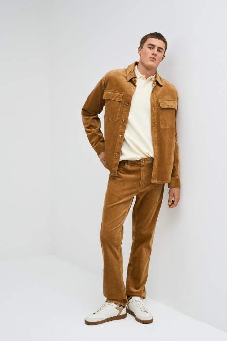 вельветовая рубашка из хлопка 784070003 фотография