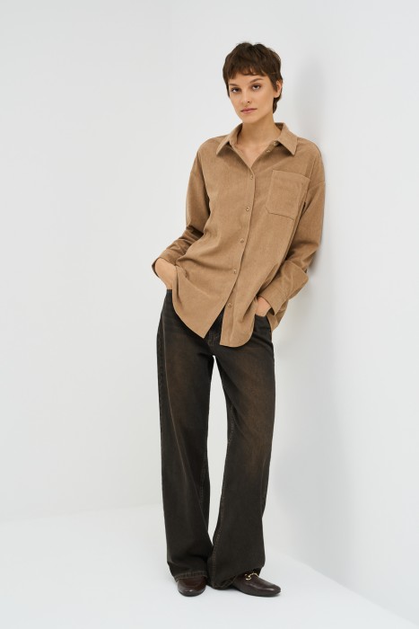 вельветовая рубашка 790032003 фотография