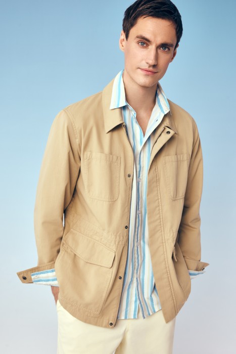 ветровка из хлопка от бренда снежная королева вид слева