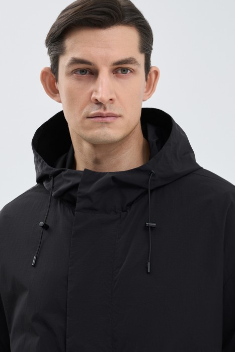 ветровка с капюшоном из россии вид сбоку