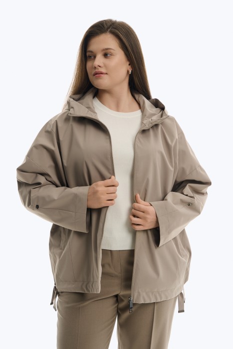 ветровка с капюшоном от бренда снежная королева вид слева