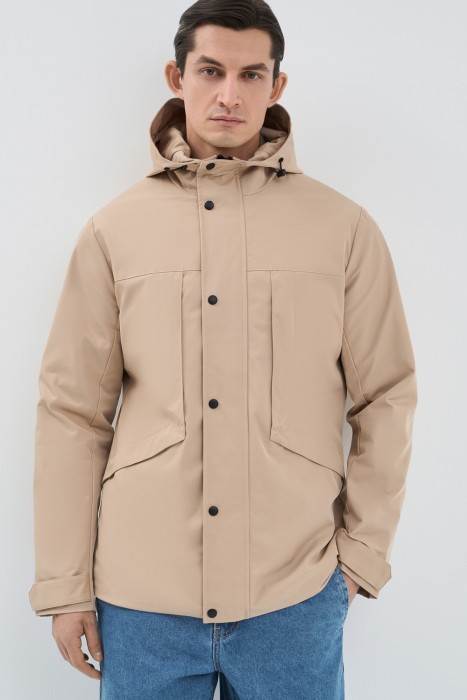 ветровка с капюшоном от бренда снежная королева вид слева