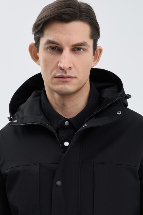 ветровка с капюшоном из россии вид сбоку