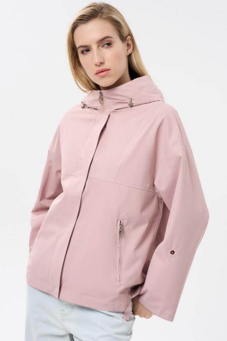 ветровка с капюшоном из россии вид сбоку