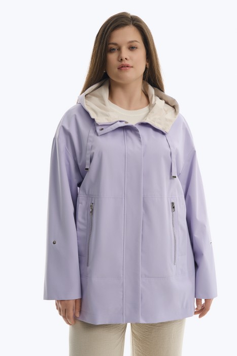 ветровка с капюшоном от бренда снежная королева вид слева