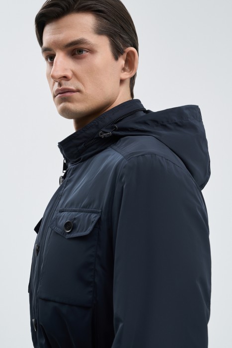 ветровка с накладными карманами из россии вид сбоку