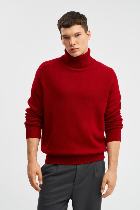 водолазка из шерсти от бренда снежная королева вид слева