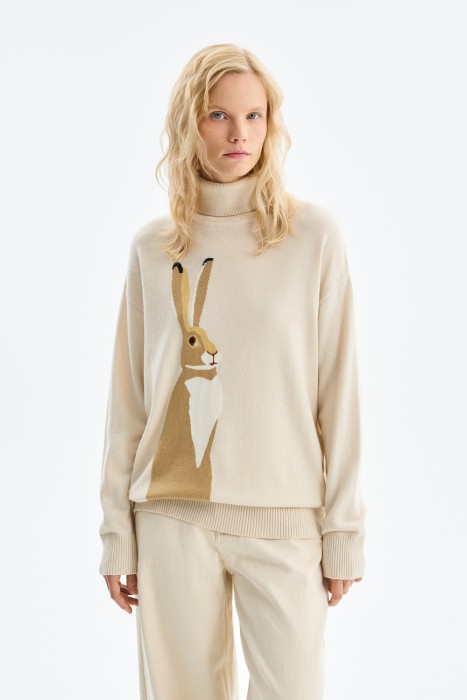 водолазка с рисунком из россии вид сбоку