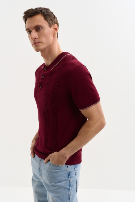 вязаное поло по цене 3160 руб вид справа