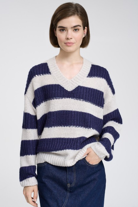 вязаный джемпер 733930003 фотография