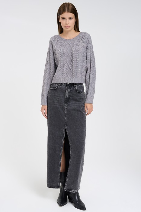 вязаный джемпер 733975003 фотография