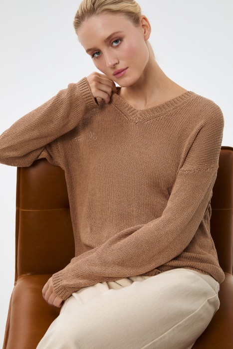 вязаный джемпер 814496003 фотография