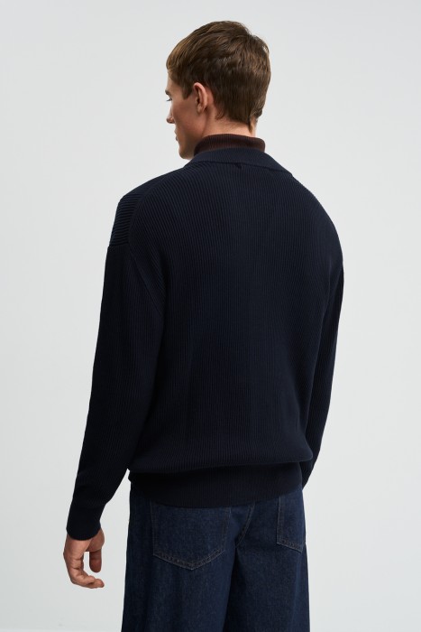 вязаный кардиган из хлопка по цене 1440 руб вид справа