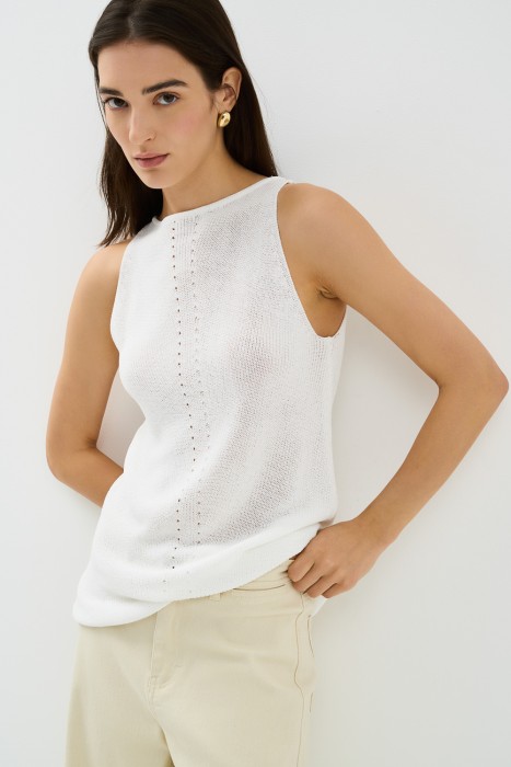 вязаный топ 756884003 фотография