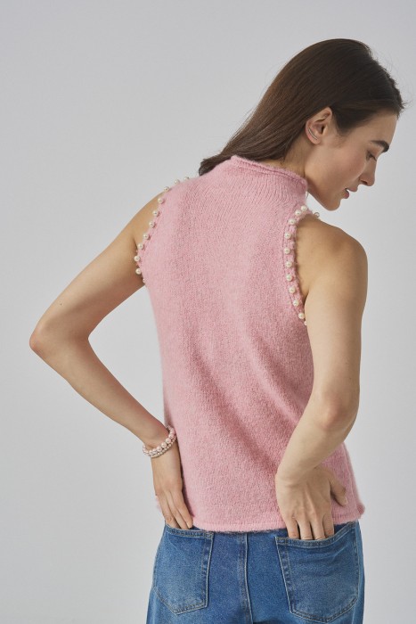 вязаный топ по цене 1480 руб вид справа