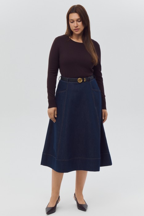 юбка из денима 810844003 фотография