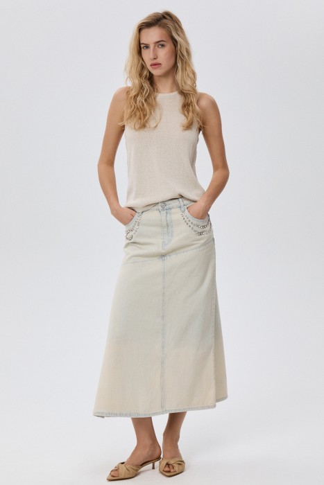 юбка из денима 818714003 фотография