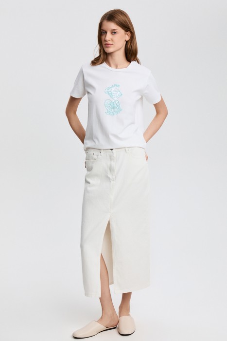 юбка из денима 815067003 фотография