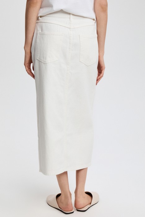 юбка из денима по цене 2720 руб вид справа