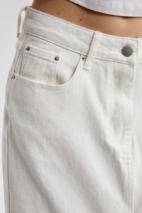 юбка из денима из россии вид сбоку