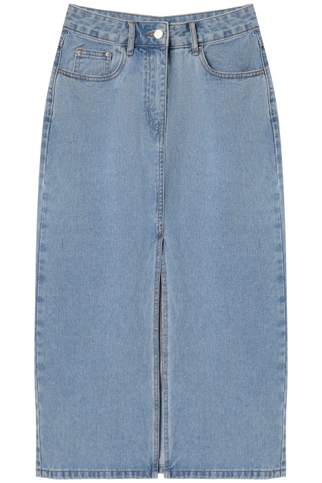 юбка из денима из россии вид сбоку