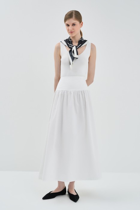 юбка из хлопка по цене 1860 руб вид справа