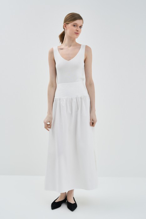 юбка из хлопка из россии вид сбоку