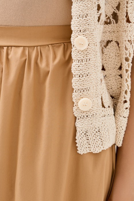 юбка из хлопка из россии вид сбоку