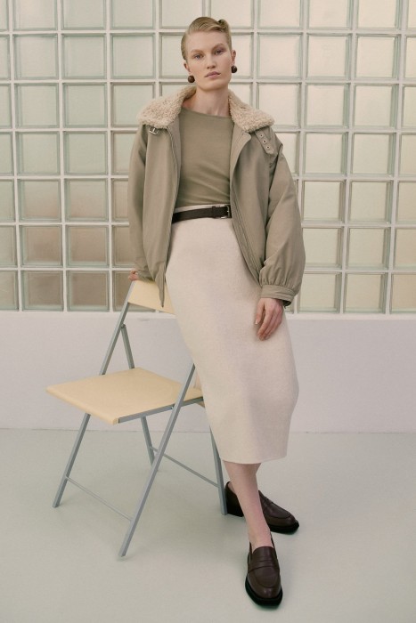 юбка из смесовой шерсти 792131003 фотография