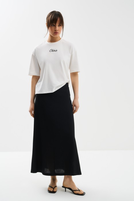 юбка макси от бренда снежная королева вид слева